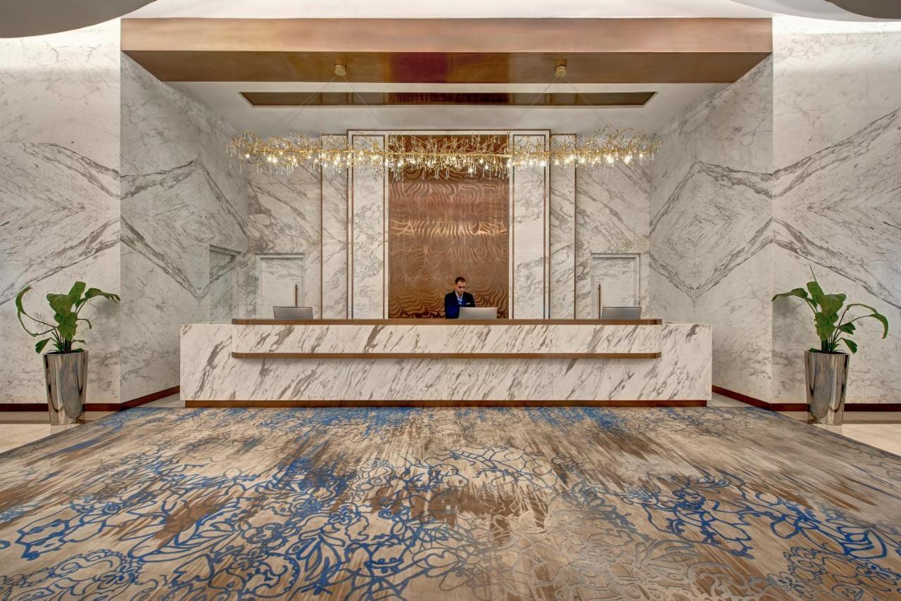 Royal M Al Aqah Beach Resort By Gewan Bagian luar foto The hotel's lobby