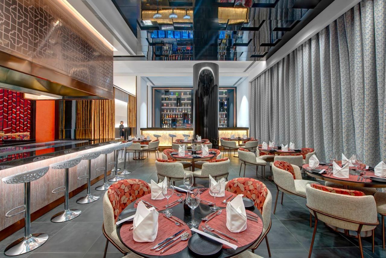 Royal M Al Aqah Beach Resort By Gewan Bagian luar foto The interior of the restaurant