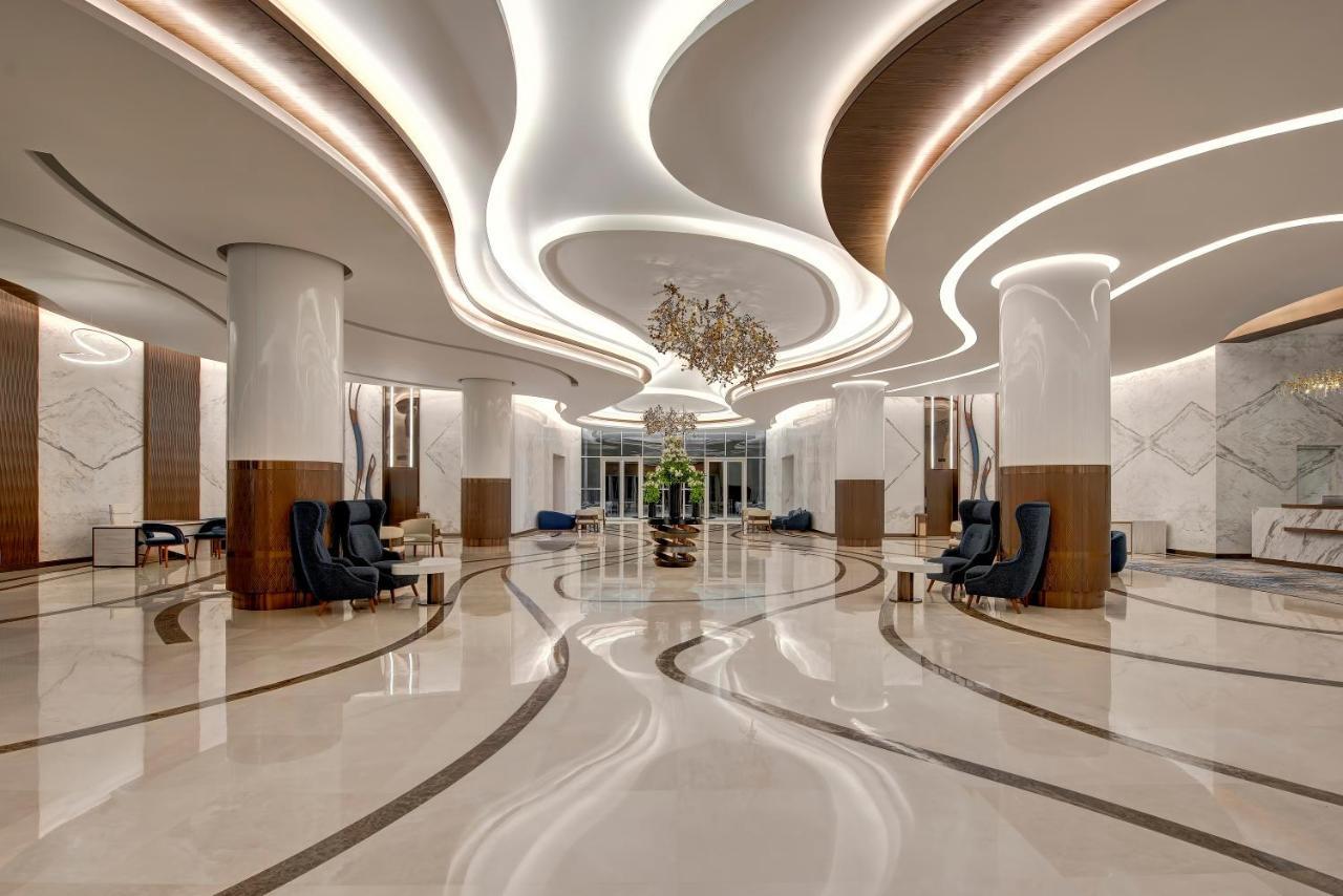 Royal M Al Aqah Beach Resort By Gewan Bagian luar foto The lobby of the hotel